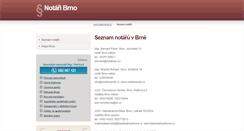 Desktop Screenshot of notari-brno.cz
