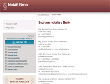 Tablet Screenshot of notari-brno.cz